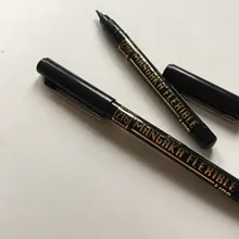 Cepillo Kuretake plumas de dibujo plumas de Color negro 6 piezas Japón Bimoji Mangaka Flexible MS-7700 Fudegokochi RB-6000AT limpio Color