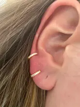 CANNER-pendientes de aro de Plata de Ley 925 auténtica para mujer, pendiente redondo círculo de circón, pendientes para Piercing, joyería de tendencia personalizada