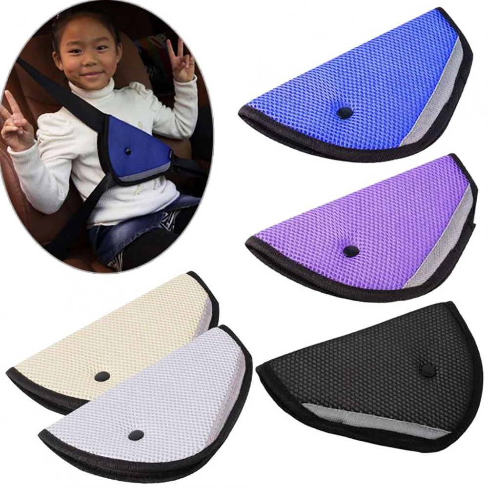 Cinturón de seguridad adaptador para niños (9 colores) cinturón almohadillas bebé moderación|Cinturones de seguridad y amortiguación| - AliExpress