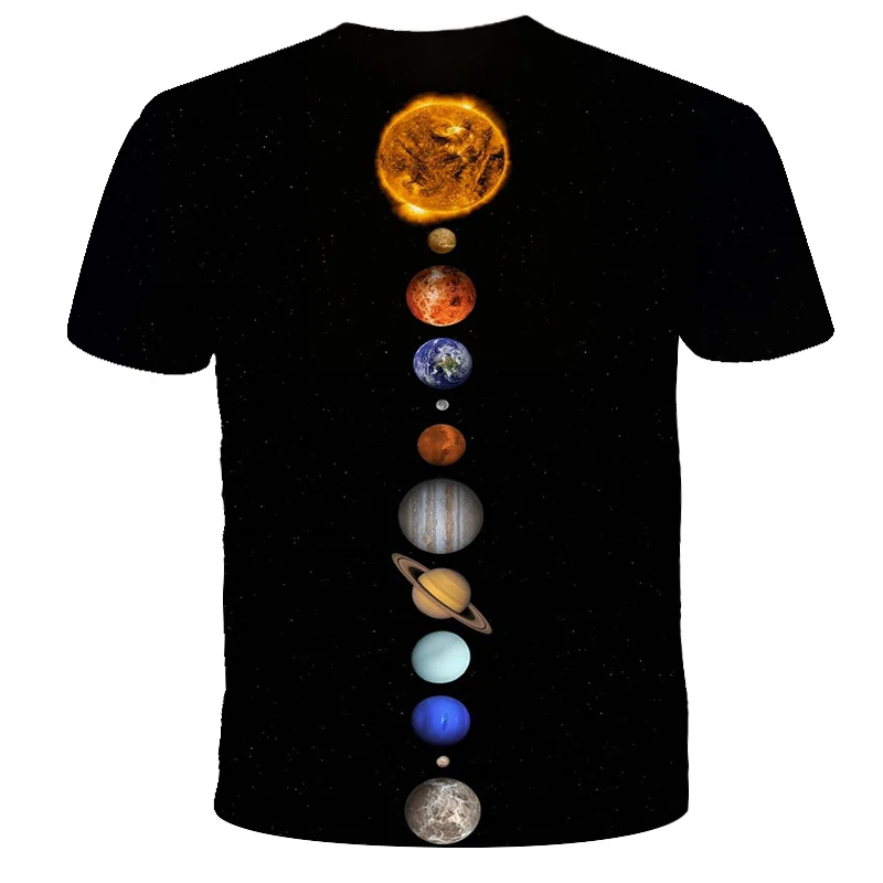 harley davidson t shirt Astronaut 3D Printed T-Shirts Kids Fashion Casual T-Shirts Harajuku T-Shirts Streetwear T-Shirts Beautiful Planet striped t shirt T-Shirts