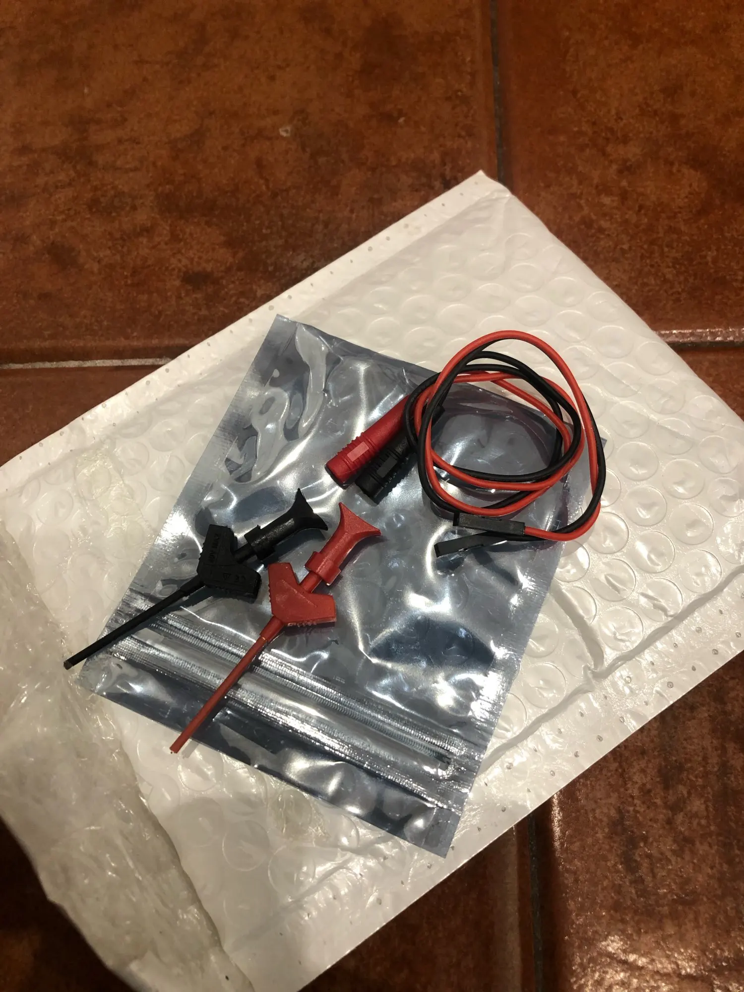 Test Probe Female Plug To Internal Spring AWG Lead Kit Digital Multimeter Hook 