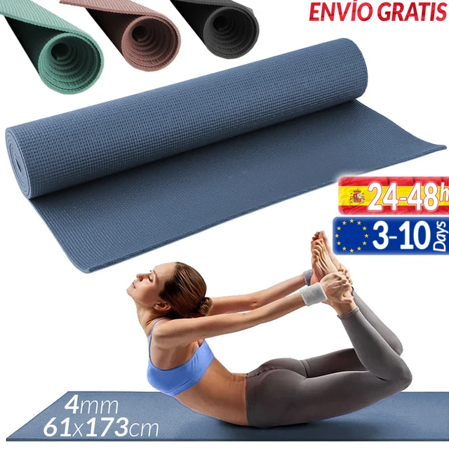 Esterilla para Yoga Gimnasia Colchoneta de Fitness Pilates Mat Alfombra  Deporte Crossfit 61x173cm - AliExpress