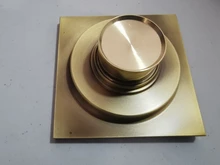 Floor Drains Strainer-Cover Bathroom-Deodorant Euro Antique Brass Square Grate-Waste