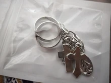 Conjunto de anillos circulares de Metal para mujer, Hiphop/Rock, accesorios de dedo abiertos, anillo de cola de Color plateado, regalo de joyería