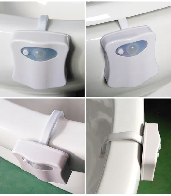Sensor de Luz LED para asiento de inodoro 2