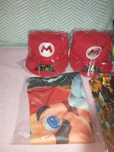 Gorra de baseball con bordado de Mario para niñas, informal, cosplay, hip hop, para viajar al aire libre
