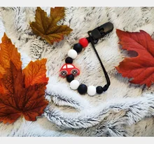 Pacifier Bracelet Toys-Accessory Car-Beads Teething Baby Silicone Bpa-Free Infant Cartoon