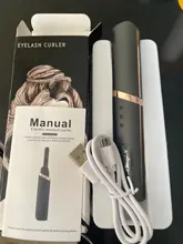 CkeyiN-rizador de pestañas eléctrico, rizador de pestañas en caliente recargable por USB, calentamiento rápido, rizador de pestañas Natural, maquillaje de larga duración