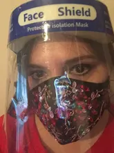 Mascarilla protectora transparente, anti saliva, a prueba de salpicaduras, protector de ojos, visera protectora