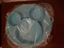 Platos tipo tazón alimentación de bebé, plato de silicona para niños, gel de sílice integrado