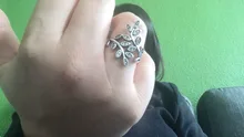 Lucky-Rings Flower Jewelry-Making Hot-Sale Women Popular 100%925-Sterling-Silver 