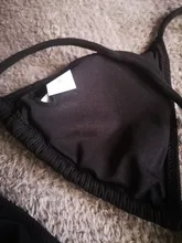 Bikini de banda para mujer, traje de baño Sexy liso sencillo de Material especial, bañador Bandage rosa/amarillo/Negro/Blanco/rojo/azul