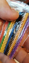 100/150pcs/lot Cable Markers Colourful C-Type Marker Number Tag Label For 2-3mm Wire