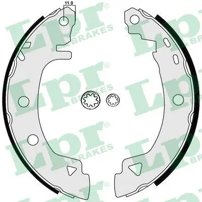 Колодки торм.бар.ALFA ROMEO 145/146/FIAT BRAVA/BRAVO/MAREA/PUNTO