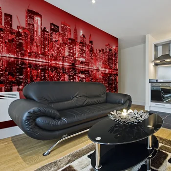 

Wall Mural XXL - Red-hot NYC - 550x270 cm