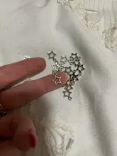 50 Uds Charms estrella pentagrama 13x10mm hecho a mano Fabricación de colgantes fit,Vintage TibetanBronze,DIY para pulsera collar