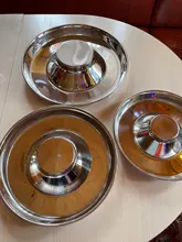 Dog-Bowl Puppy-Litter Stainless-Feeder Dish-Weaning Pet Food-Feeding Silver