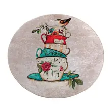 Antdecor финкан тематический круглый коврик для ванной, круглый ковер 4" 100 см