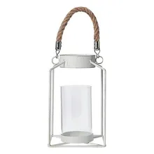 Канделябр с подставкой фонарь 110839 BigBuy Home