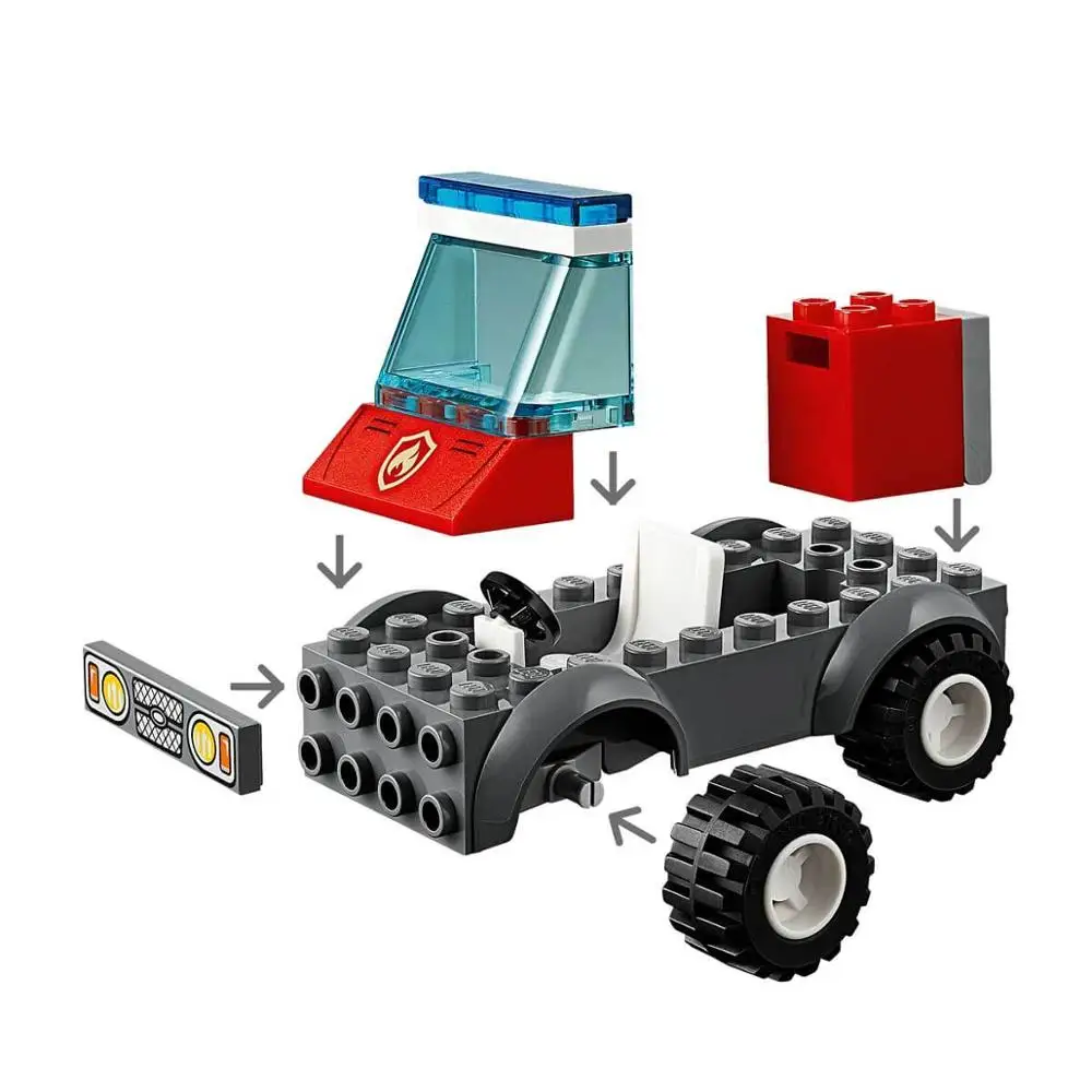 LEGO City пожарный Barbekü Yangını|Блочные конструкторы| |