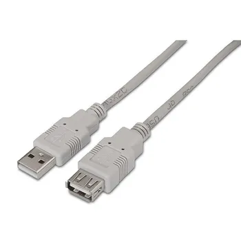 

Cable alargador usb aisens a101-0013 - conectores tipo a macho-tipo a hembra - 1.8m - beige