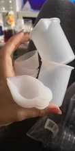 Tazas de silicona para mezclar, Molde de resina UV, DIY, juego de herramientas de joyería, 12 Uds., novedad de 2021