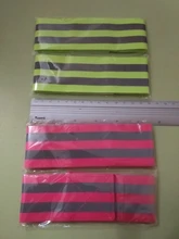 Bandas reflectantes elásticas para brazo, pierna y correas de tobillo, reflectantes de seguridad, cintas de correa para correr por la noche, caminar y ciclismo
