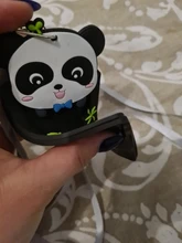 8 tipos Linda forma Animal sujetadora de tarjetas de identificación tarjeta de negocios de silicona cubierta de la caja con cuerda Protector de suministros para estudiantes