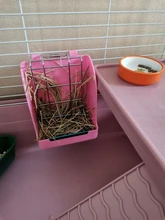 Rabbit Guinea Pig Chinchilla Hay Feeder Less Wasted Pet Feeding Rack Feeding Bowl For