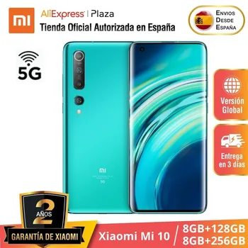 

Xiaomi Mi 10 5G (128GB, 256GB ROM con 8GB RAM Snapdragon™ 865 Android Nuevo Móvil) [Teléfono Móvil Versión Global para España]