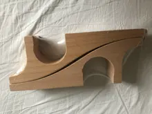 Tren de madera para todas las marcas, piezas de madera compatibles con Thomas Biro, accesorios de tren magnético, tren de haya, juguetes, pistas de carreras