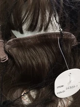 EASIHAIR-Peluca de BoBo marrón oscuro con flequillo, sintética, ondulada, de capa media, para mujeres negras, Cosplay, fiesta, resistente al calor, Natural