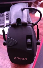 Zohan-Orejeras electrónicas de protección auditiva para tiro, equipo de defensa profesional para oído, con amplificación de sonido y anti-ruido, para disparar, ideal para cazar y deportes al aire libre