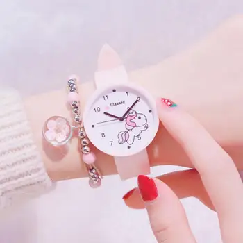 

New Unicorn wristwatch for girls and / or teenagers, silicone, sweet, cute, simple and in 7 different colors