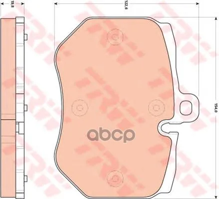 Колодки Тормозные Дисковые Передн Audi: A6 Avant(4f5) 05- TRW/Lucas арт. GDB1848