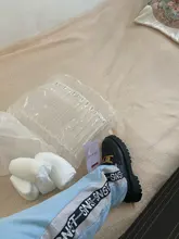 AIYUQI-Zapatillas de deporte de suela gruesa para mujer, zapatos informales de tendencia, de cuero genuino, para estudiantes, Primavera, Blanco nuevo, 2021