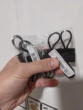 Hebilla para cinta MOLLE elástica táctica, retenedor de encuadernación táctica para antena de palo PTT, 2 uds.