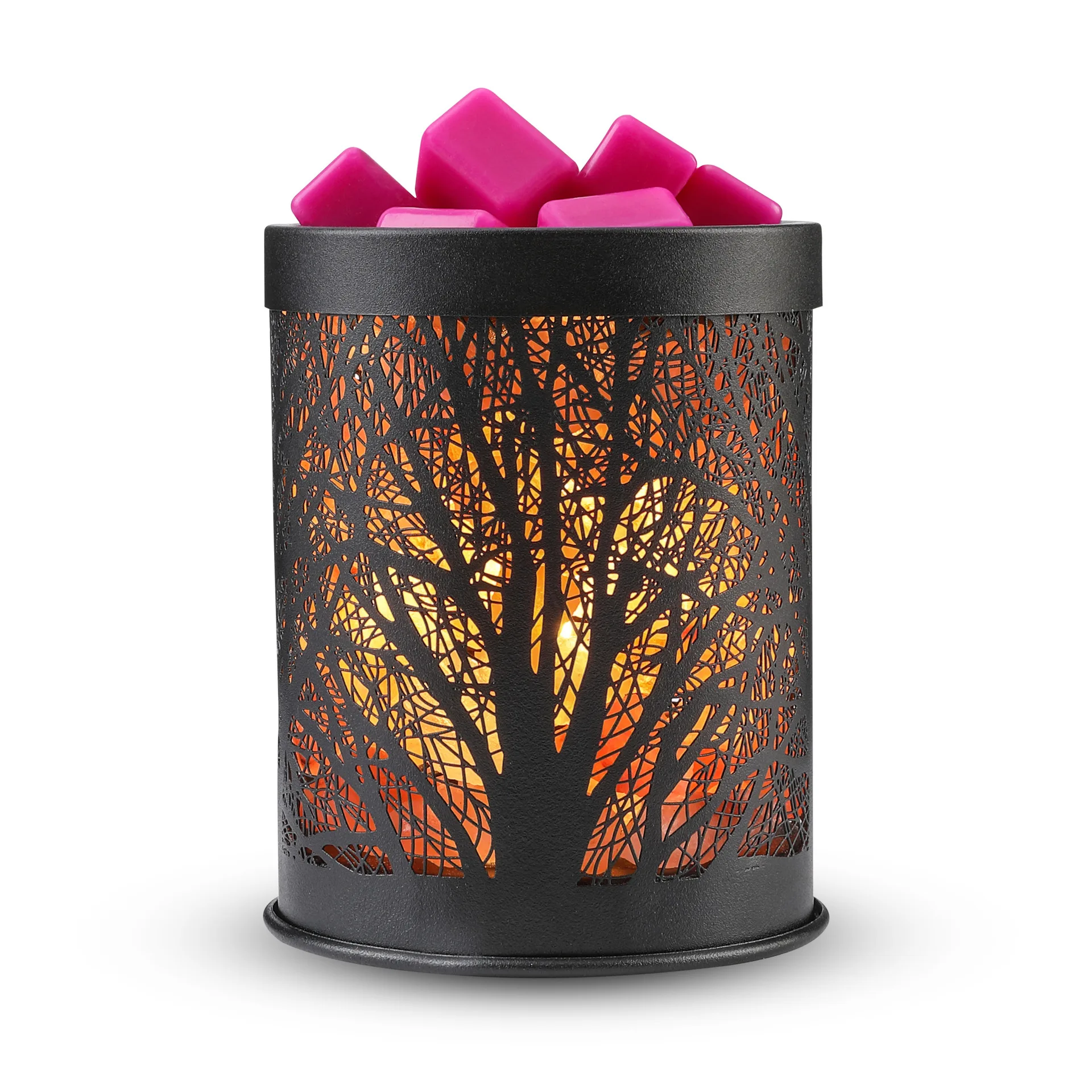 IronMetalWaxWarmerCandleWaxBurnerThroughcarvedElectircCandle