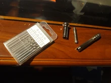 Juego de equipos de perforación manual de Metal, herramientas de molde de resina epoxi Uv con tornillo de taladro de 0,8mm-3,0mm, bricolaje, fabricación de joyas hechas a mano, 1 Juego