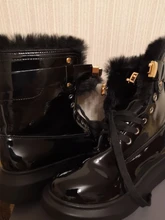 Ankle-Boots Sneakers Warm-Shoes High-Top Women Winter Short Black/sliver LEOSOXS No 