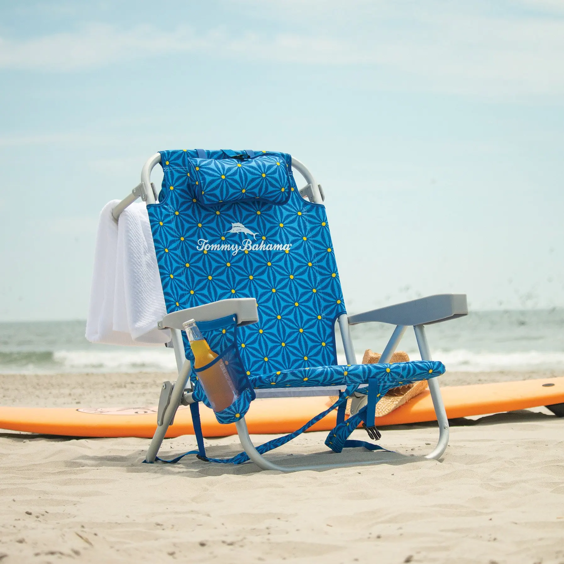 Tommy Bahama Beach Chair Type Backpack Reclinan 5 Position Blue Beach Chairs AliExpress