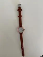 Relojes Retro marrones para mujer, pulsera pequeña de piel, de marca a la moda, 2019