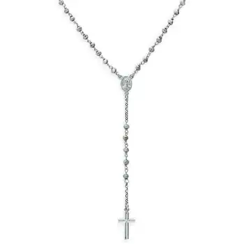 

Collana unisex AMEN collezione rosari in argento with pendente CROBF4