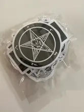 Pegatinas de grafiti de Horror para monopatín, calcomanía de estilo gótico, color blanco y negro, para bricolaje, papelería, portátil, guitarra, calcomanía de animé, 10/50/100 Uds.