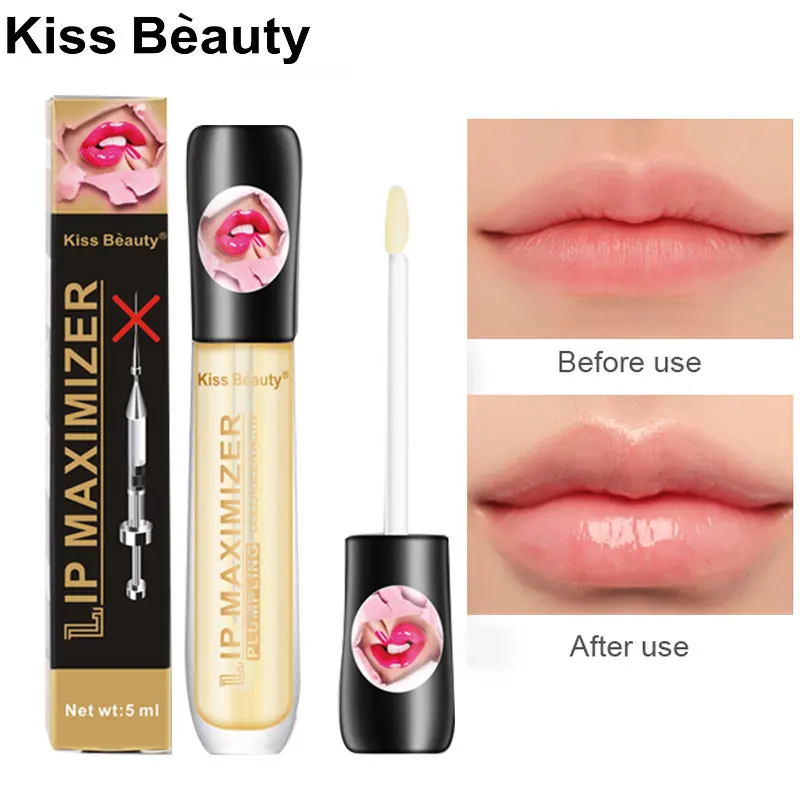 

Lip Gloss Lip Balm Fashion Sexy Lipstick Lip Care Transparent Color Transparent Big Lips Increase Mouth Glittering Moisturizing