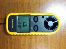 Anemómetro Digital 0-30 m/s, anemómetro-10 ~ 45C, medidor de temperatura con pantalla de retroiluminación LCD