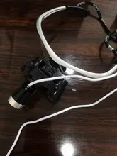 Binocular de aumento 3,5x, lupa quirúrgica con luz LED, lámpara de lupa de operación médica