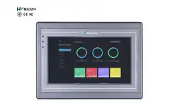 Wecon 7 дюймов PI HMI большинство PLCs и modbus поддерживаются с помощью пульта дистанционного управления на android mobile и Apple App