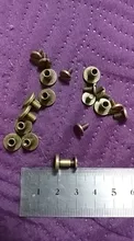 Rivets Wallet-Fasteners Studs Screws Belt Binding Nails Menu Metal Chicago 10pcs 