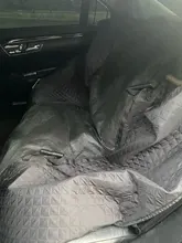 Car-Seat-Cover Carrier Hammock Side-Flaps Convertible Waterproof Dog with for Black 100-%